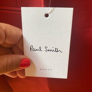 NWT Paul Smith Suit Color:RED Tag Size:44/54 $1695